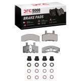DFC 88-02 Chevrolet K3500 Front 5000 Advanced Semi Metallic Brake Pads and Hardware Kit thumbnail 1