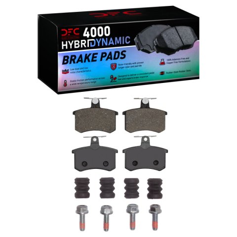 DFC 80-01 Alfa Romeo 164 Rear 4000 HybriDynamic Brake Pads and Hardware Kit