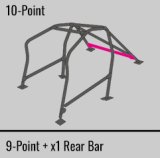 Cusco Safety21 10pt 2Pssgr BLK Roll Cage Nissan R33 2dr (S/O/No Cancel) thumbnail 4
