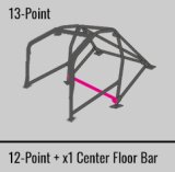 Cusco Safety21 13pt 2Pssgr BLK Thru Dash Roll Cage Nissan R33 2dr (S/O/No Cancel) thumbnail 4