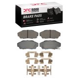 DFC 86-93 Honda Accord Coupe Front 5000 Advanced Ceramic Brake Pads and Hardware Kit thumbnail 1