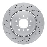 DFC 06-08 BMW Z4 Left Front Drilled Hi-Carbon Alloy Geomet Coated Rotor thumbnail 1