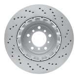 DFC 06-08 BMW Z4 Left Front Drilled Hi-Carbon Alloy Geomet Coated Rotor thumbnail 2