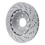 DFC 06-08 BMW Z4 Left Front Drilled Hi-Carbon Alloy Geomet Coated Rotor thumbnail 3