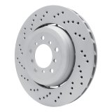 DFC 06-08 BMW Z4 Left Front Drilled Hi-Carbon Alloy Geomet Coated Rotor thumbnail 5