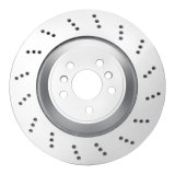 DFC 20-25 BMW X4 Right Rear Drilled Hi-Carbon Alloy Geomet Coated Rotor thumbnail 1