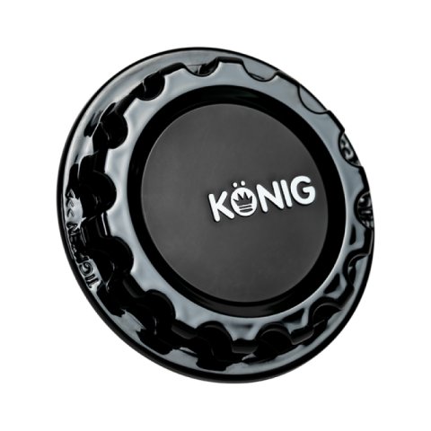 Konig MRK1 Gloss Black Gear Cap w/ Logo