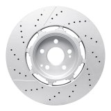 DFC 21-25 Mercedes-Benz Gle63 AMG S SUV Rear Drilled & Slotted Hi-Carbon Alloy GEOMET Coated Rotor thumbnail 3