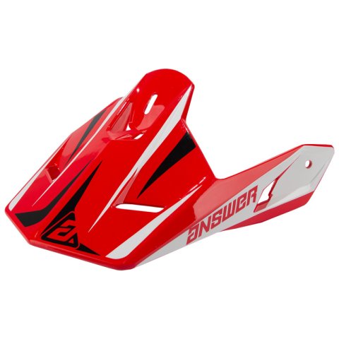 Answer 26 AR1 Mototown Glossy Visor Youth - Red/White/Black thumbnail 2
