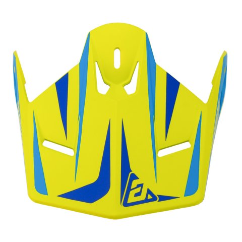 Answer 26 AR1 Mototown Matte Visor Youth - Hyper Acid/Cyan/Dark Blue thumbnail 1
