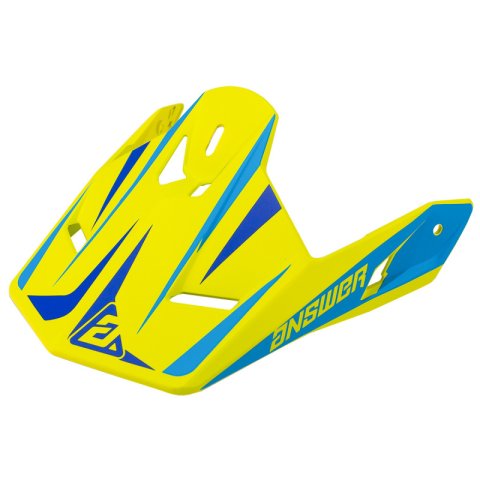 Answer 26 AR1 Mototown Matte Visor Youth - Hyper Acid/Cyan/Dark Blue thumbnail 2
