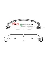 DBA 2019+ RAM 2500/3500 (DJ) 6.7L 4WD SP Performance Rear Brake Pads thumbnail 1
