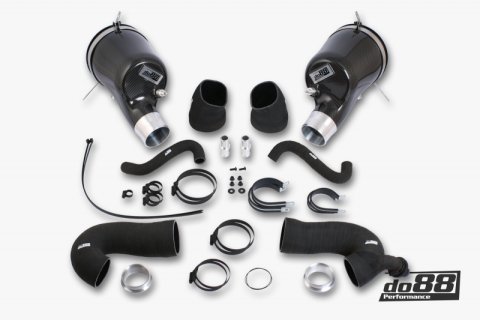 do88 Porsche 911 Carrera (992) Induction System 80mm Outlet w/Turbo Inlet Hoses thumbnail 1