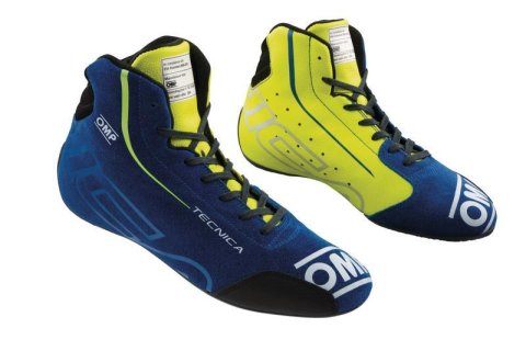 OMP TECNICA SHOES my2025 FIA 8856-2018 BLACK / RED SZ 46