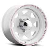 Raceline 80 Series 8 Spoke 16x8in / 8x6.5 BP / 4.5in BS - White thumbnail 2