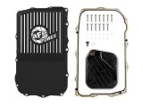 aFe 18-25 Jeep Wrangler JL V6 Transmission Pan - Black w/ Machined Fins thumbnail 4
