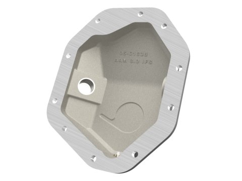 aFe 19-25 GM Trucks Front Diff Cover - Black w/ Machined Fins thumbnail 6