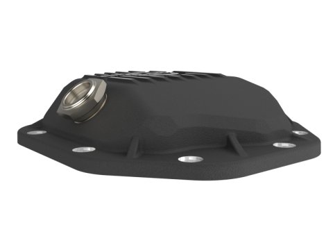aFe 19-25 GM Trucks Front Diff Cover - Black w/ Machined Fins thumbnail 9