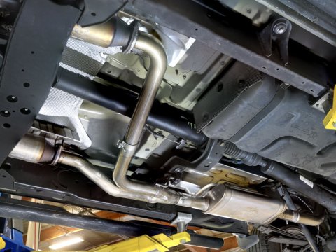 aFe 2022+ Nissan Frontier V6 Vulcan Series SS Cat-back Exhaust w/ Polished Tips thumbnail 4