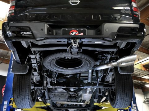 aFe 2022+ Nissan Frontier V6 Vulcan Series SS Cat-back Exhaust w/ Polished Tips thumbnail 5