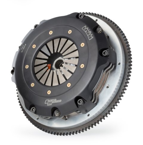 Clutch Masters 01-07 Mitsubishi Lancer Evo 850 Street Twin Disc Clutch Kit w/Aluminum Flywheel thumbnail 1