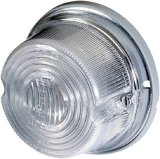 Hella 1259 White Side Marker Lamp w/ Chrome Base thumbnail 1