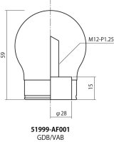 HKS 15-21 Subaru WRX STI 6MT Carbon Shift Knob thumbnail 5