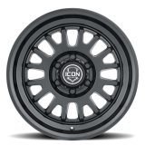 ICON Anza 17x8.5 6x5.5 25mm Offset 5.75in BS 95.1mm Hub Bore Satin Black Wheel thumbnail 3