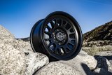 ICON Anza 17x8.5 6x5.5 25mm Offset 5.75in BS 95.1mm Hub Bore Satin Black Wheel thumbnail 4