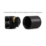 Mishimoto 2025+ RAM 1500 3.0L Hurricane Baffled Oil Catch Can Kit - Black thumbnail 8