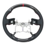NRG 12-23 Toyota Tacoma OEM Plus Carbon Fiber Steering Wheel w/ Red Stitch & Red Center Mark thumbnail 1
