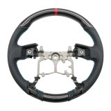 NRG 12-23 Toyota Tacoma OEM Plus Carbon Fiber Steering Wheel w/ Blue Stitch & Red Center Mark thumbnail 1