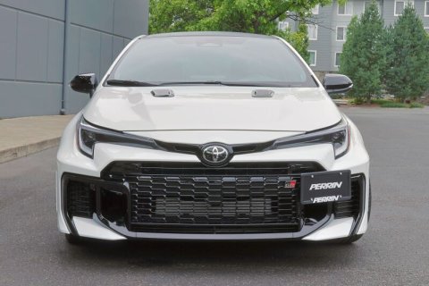 PERRIN 2025+ Toyota GR Corolla License Plate Relocation Kit thumbnail 1
