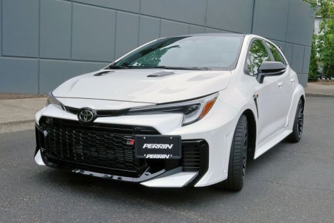 PERRIN 2025+ Toyota GR Corolla License Plate Relocation Kit thumbnail 3
