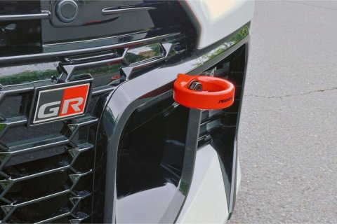 PERRIN 23-26 Toyota GR Corolla Front Tow Hook - Red thumbnail 1
