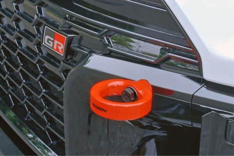 PERRIN 23-26 Toyota GR Corolla Front Tow Hook - Red thumbnail 4