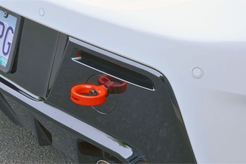 PERRIN 23-26 Toyota GR Corolla Rear Tow Hook - Red thumbnail 6