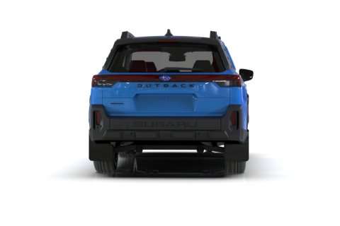 Rally Armor 2026 Subaru Outback (Incl. Wilderness) Black Mud Flap - Metallic Black Logo thumbnail 3