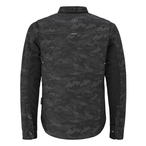 Speed and Strength True Grit Mesh Moto Shirt Reflective Camo/Black - XL thumbnail 1