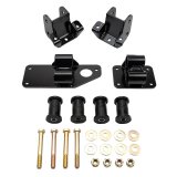 Wehrli 01-10 GM HD Chassis L5P Engine Swap Mount Kit - Semi-Gloss Black thumbnail 2