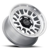 ICON Anza 17x8.5 5x150 25mm Offset 5.75in BS Silver Machined Wheel thumbnail 4