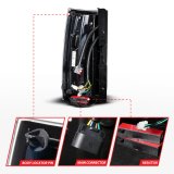 Anzo 07-14 Chevrolet Suburban / 07-14 GMC Yukon Black Full LED Tail Light Plank Style w/ Clear Lens thumbnail 6