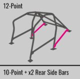 Cusco Steel Roll Cage 12 Point 2 Passenger Escape Dash 2015 Subaru WRX / STI thumbnail 4