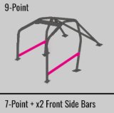 Cusco Steel Roll Cage 9 Point 2 Passenger Through Dash 2015 Subaru WRX / STI thumbnail 4