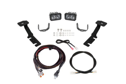 Diode Dynamics 19-25 Toyota RAV4 C2 2.0 LED Ditch Light Kit - Pro White Combo/Driving thumbnail 1
