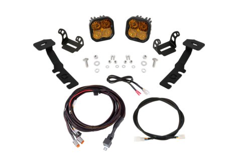 Diode Dynamics 19-25 Toyota RAV4 SS3 LED Ditch Light Kit - Sport Yellow Combo thumbnail 1