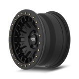 Dirty Life DT-3 17X9 5x127 -12 Offset - Satin Black w/ Simulated Beadlock thumbnail 2
