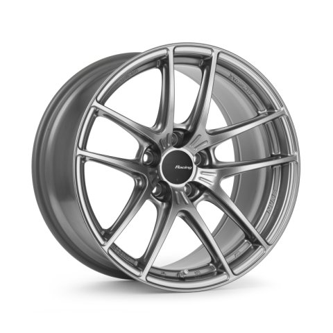Enkei NVR5 18x9.5in / 5x120 BP / ET45 / 72.5mm Bore - Dark Hyper Silver Wheel