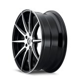 Kraze KR194 Cosmos 20x8.5 / 5x114.3 BP / 38mm Offset / 72.62mm Hub Gloss Black Machined Wheel thumbnail 1