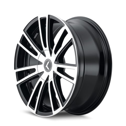 Kraze KR183 Spectra 18x8 / 5x115/120 BP / 40mm Offset / 74.1mm Hub Gloss Black Machined Wheel thumbnail 2